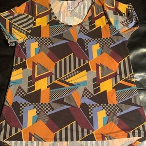 LuLaRoe fun pattern shirt